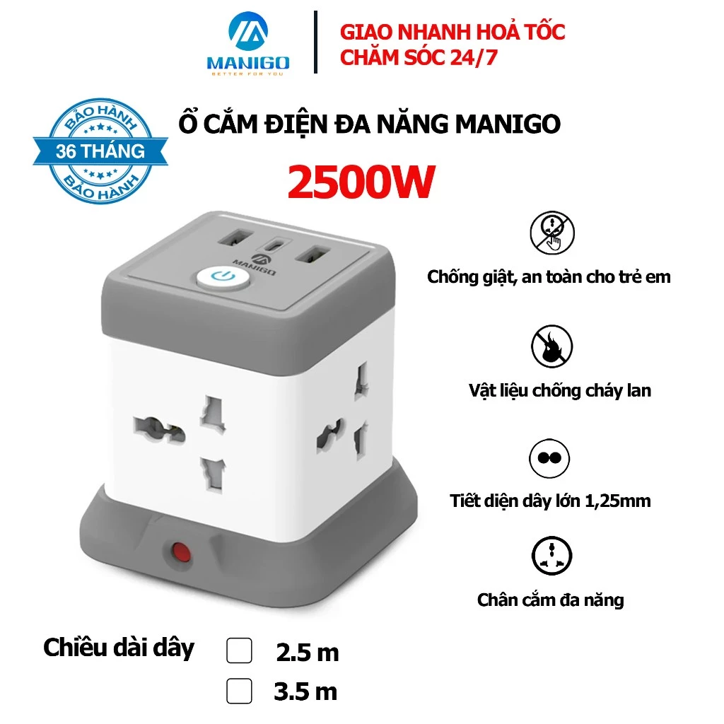 Danh mục Ổ cắm điện đa năng