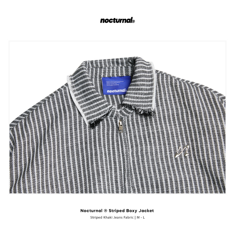 Striped Boxy Jacket
