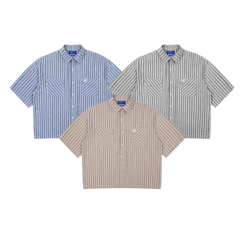 2Striped Boxy Shirt