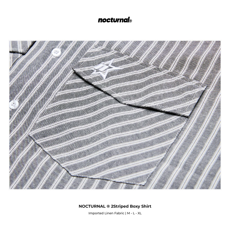 2Striped Boxy Shirt