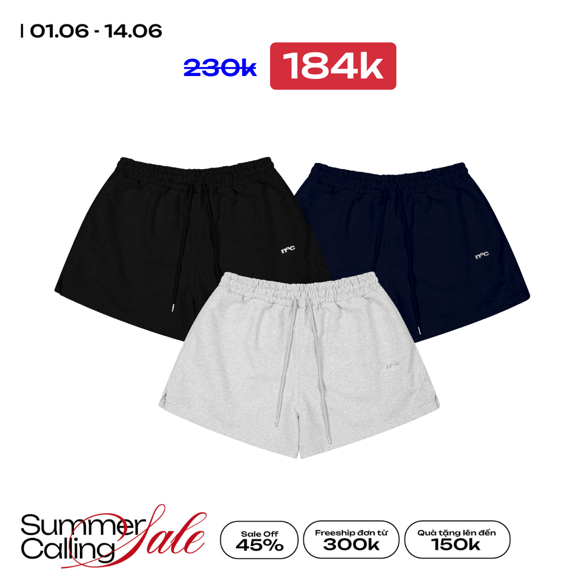 Metal Logo Sweat Shorts