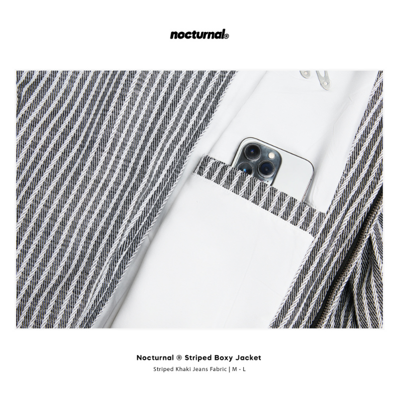 Striped Boxy Jacket