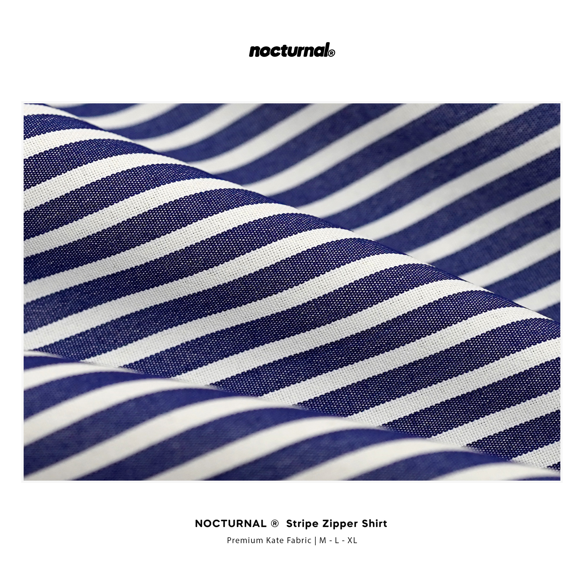 Stripe Zipper Shirt