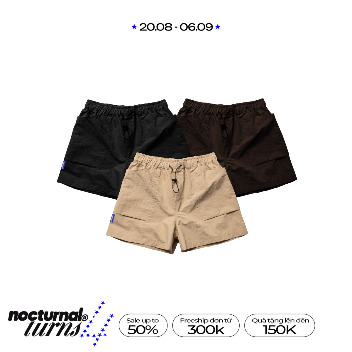 Twin Pocket Parachute Short