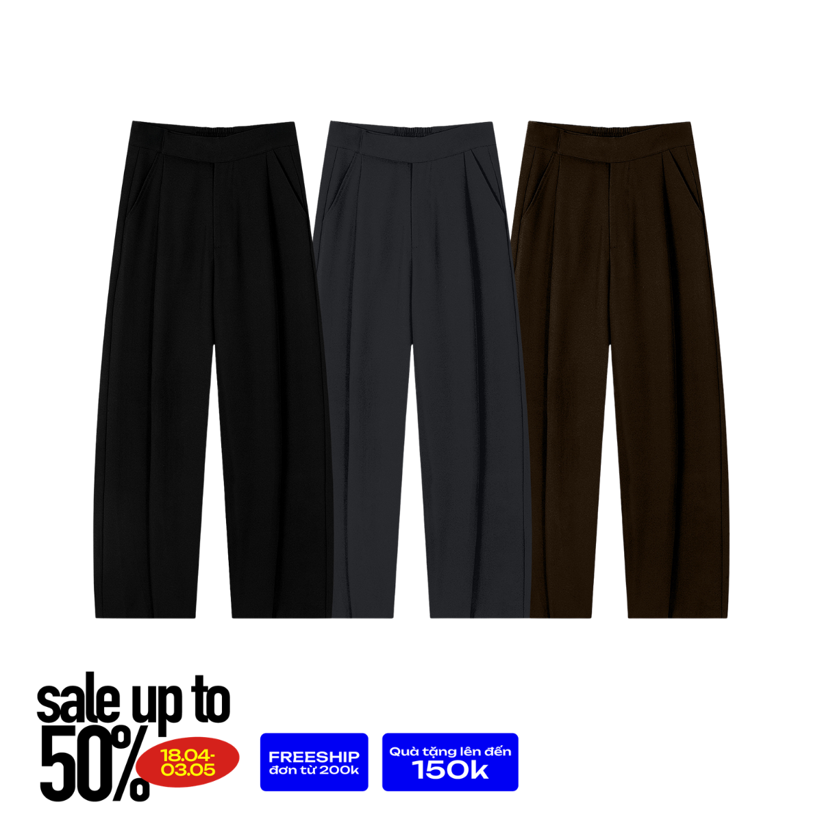 Wide-fit Dress Pants