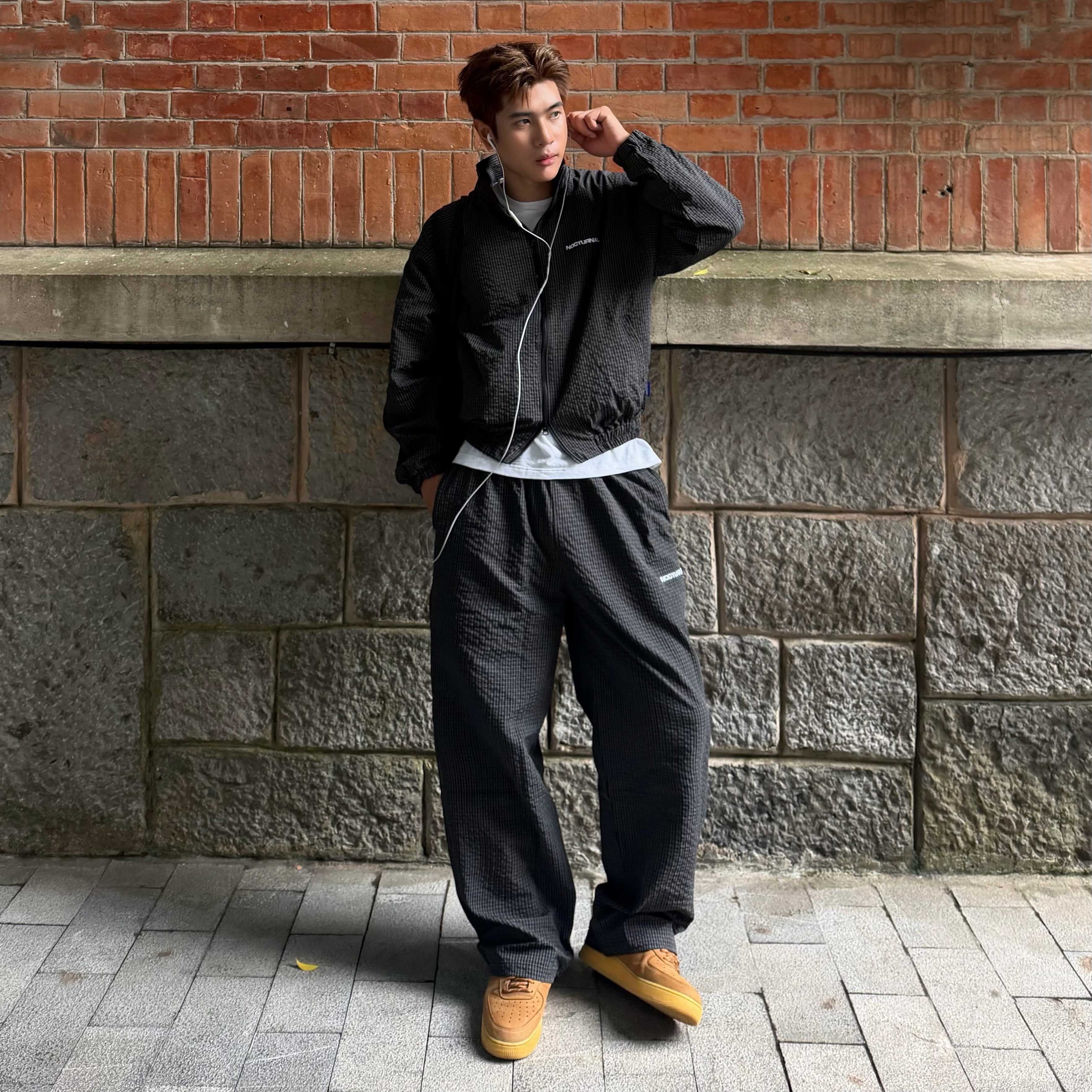 Checkered Track Jacket