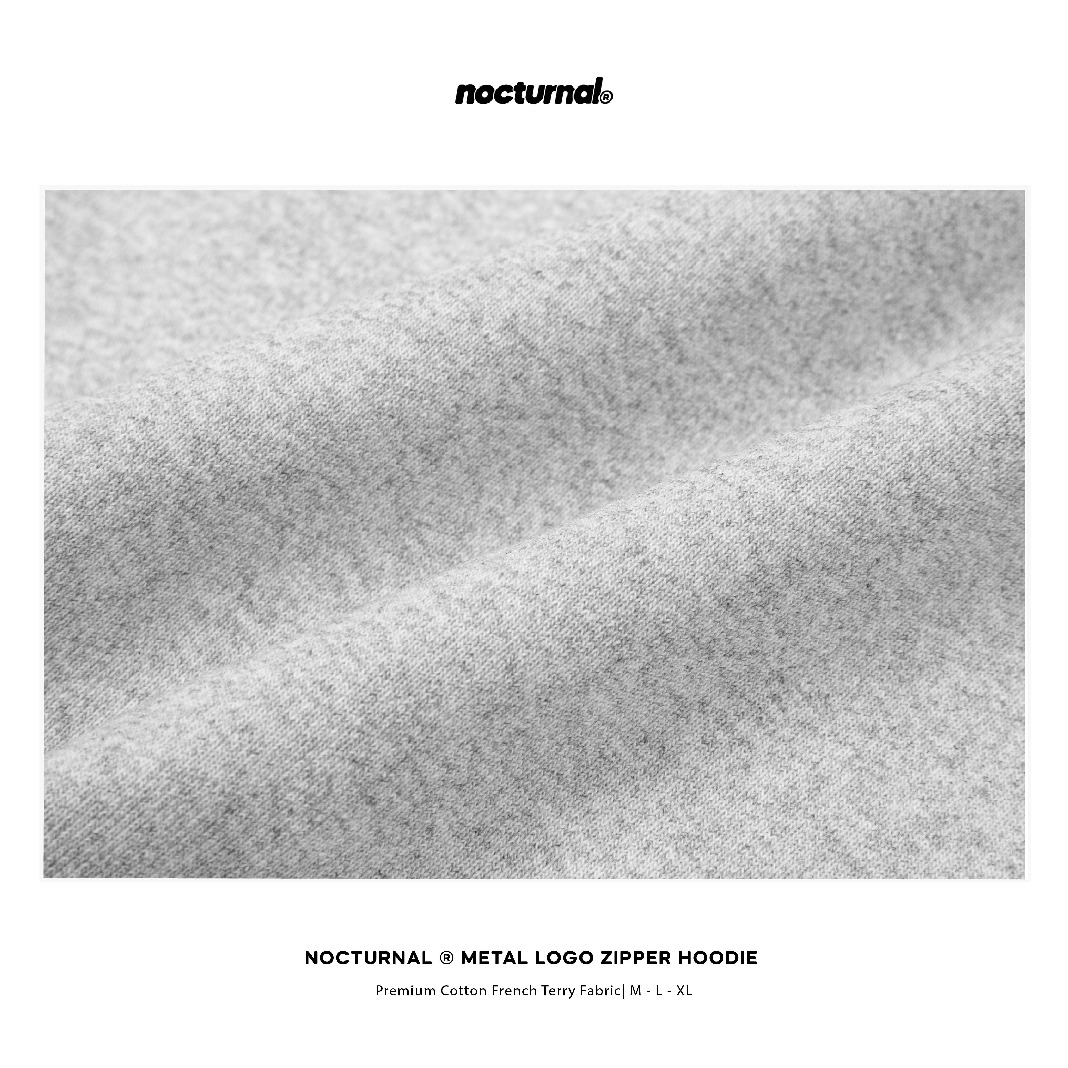 Metal Logo Zipper Hoodie