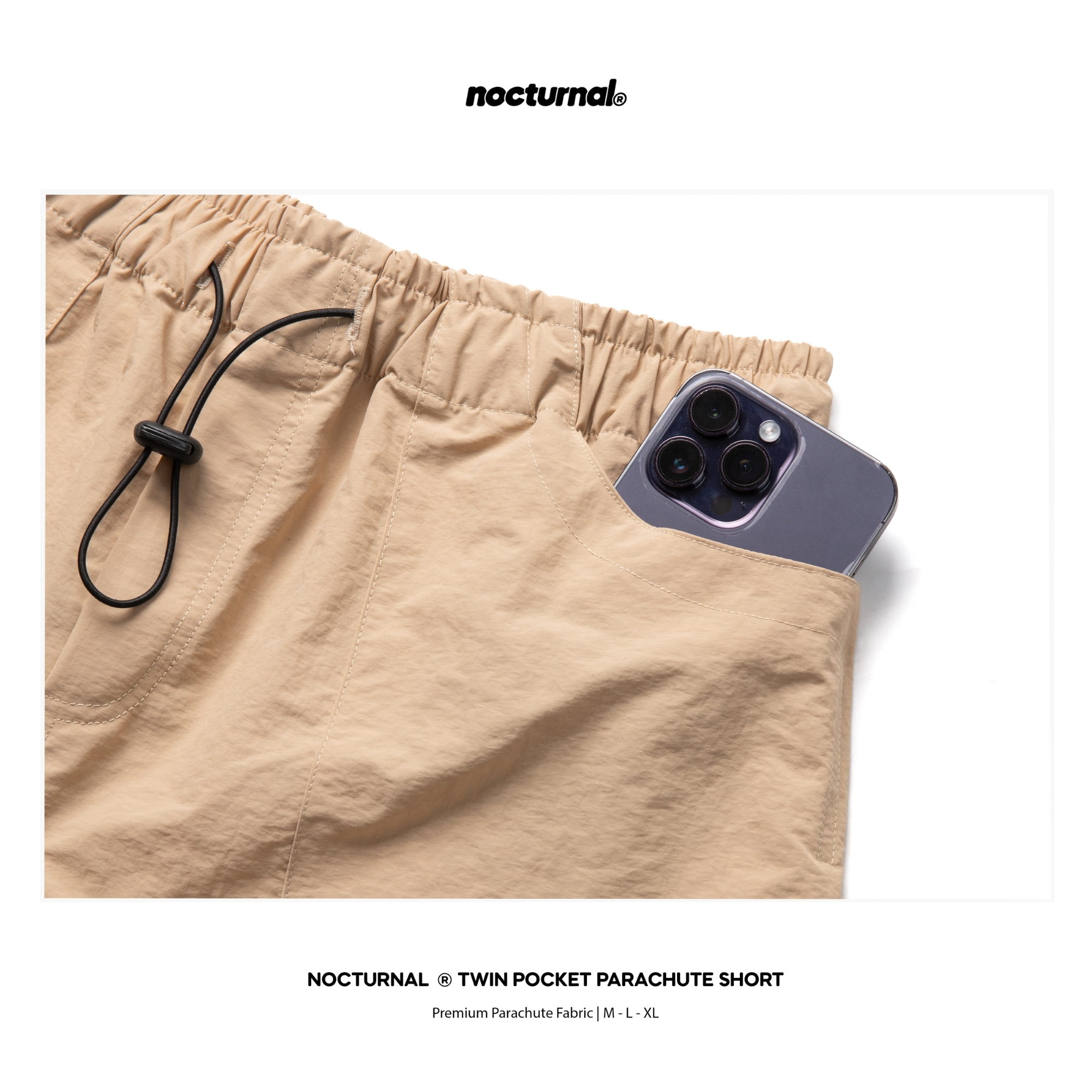 Twin Pocket Parachute Short