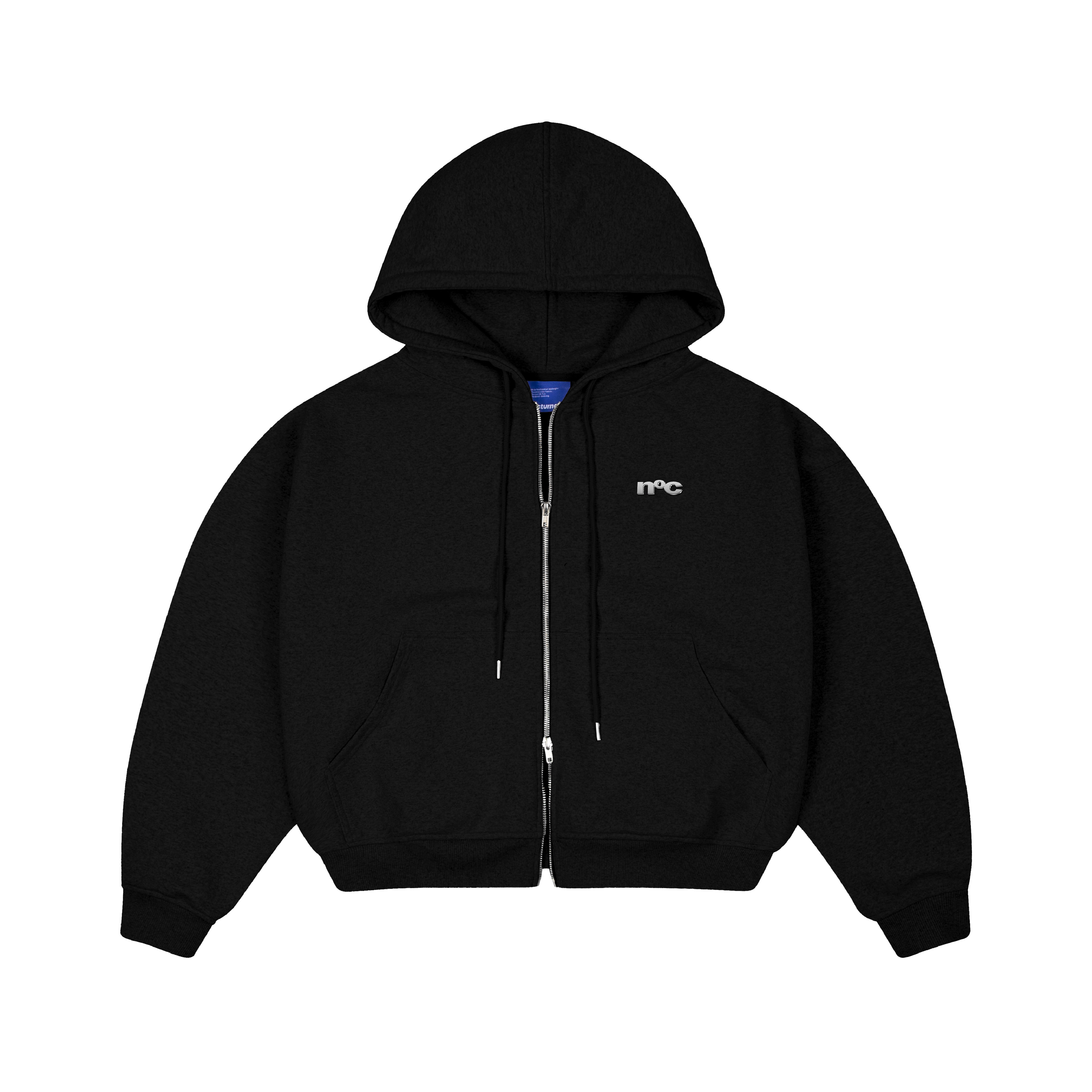 Metal Logo Zipper Hoodie