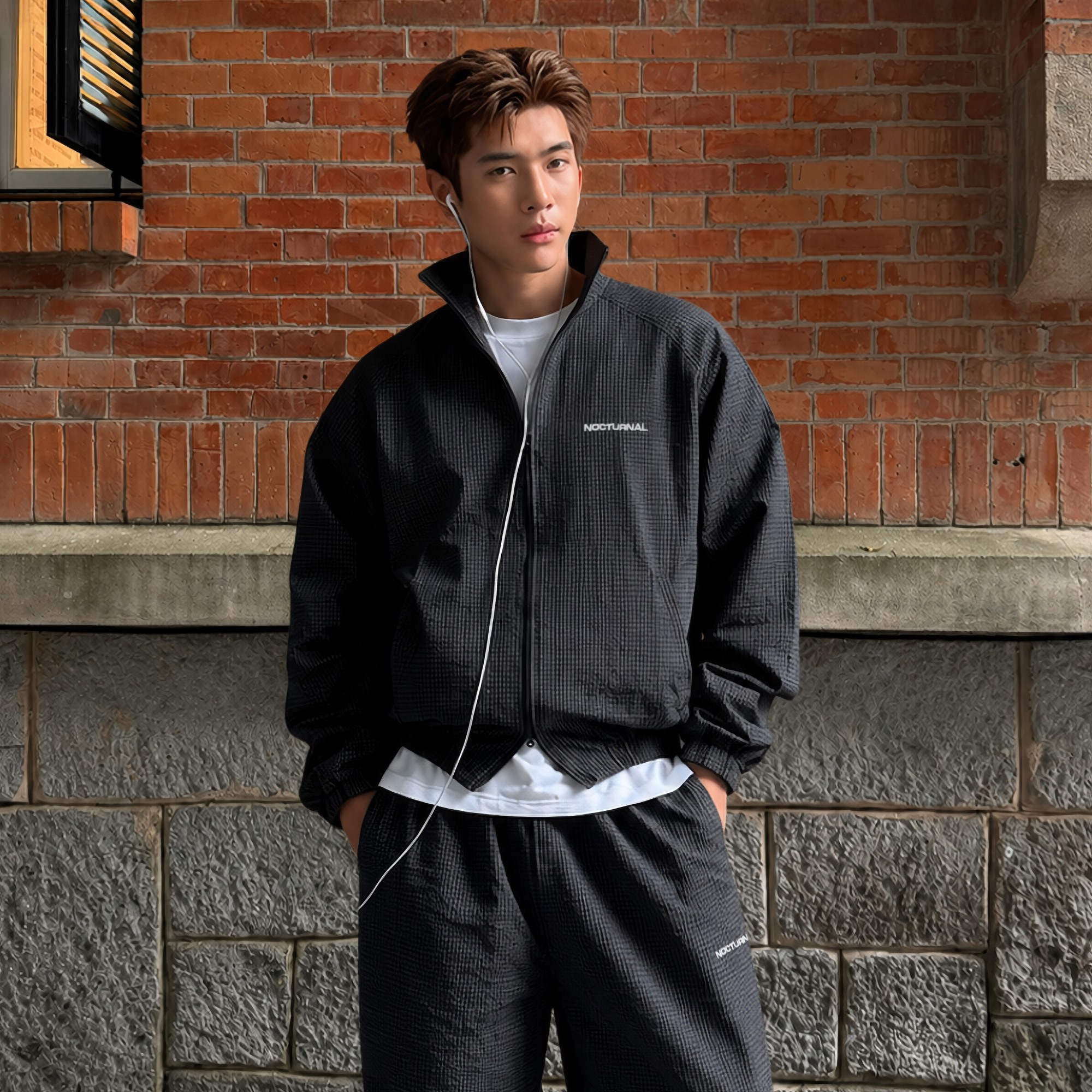 Checkered Track Jacket