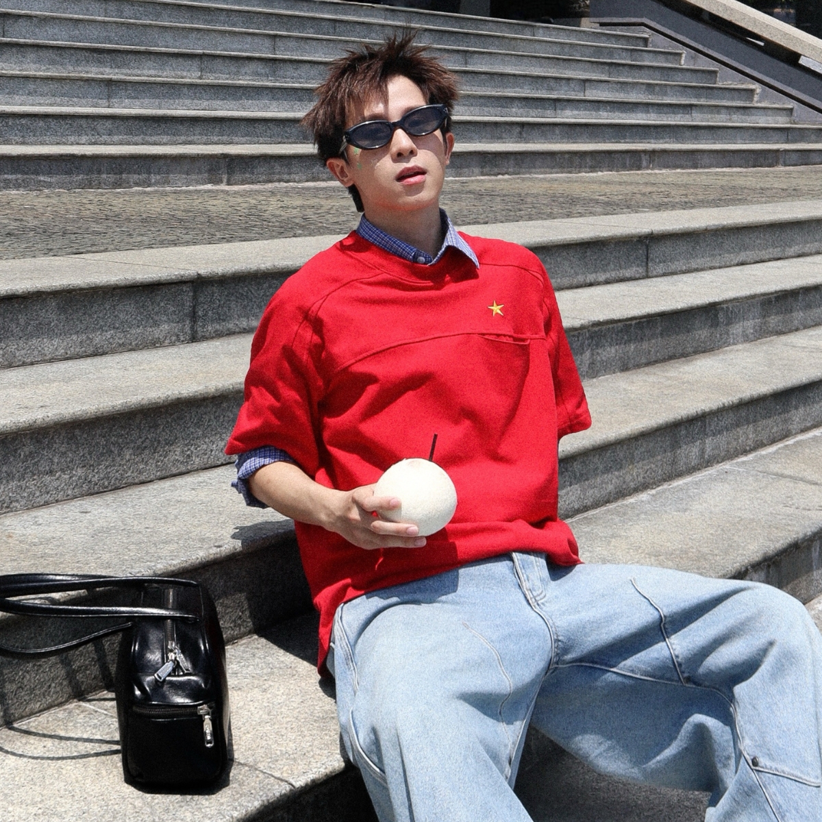 Poc Tee - Red & Yellow Star (Special Limited Edition)