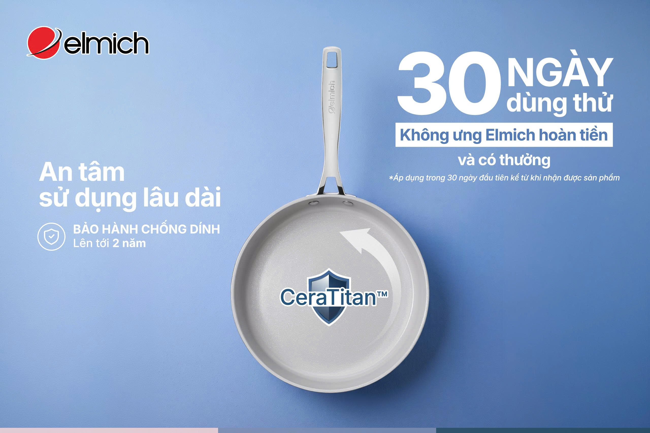 30 NGÀY DÙNG THỬ – KHÔNG ƯNG ELMICH HOÀN TIỀN, TẶNG THÊM VOUCHER 300.000Đ