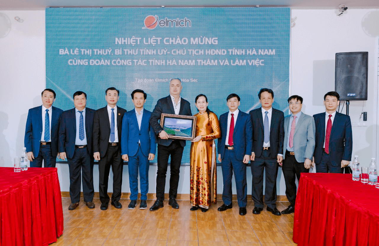 Lãnh đạo tỉnh Hà Nam thăm và làm việc với Tập đoàn Elmich tại Cộng hòa Czech