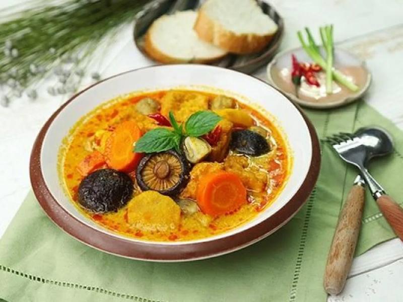 Cách nấu cà ri chay ngon như ngoài hàng