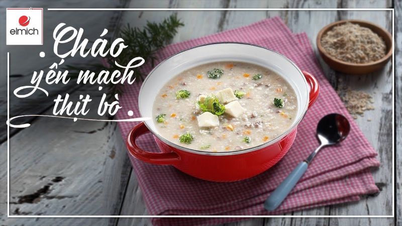 2 công thức nấu cháo thịt bò thơm ngon, hấp dẫn