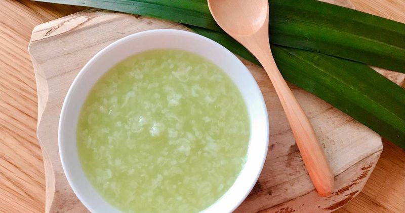 Hướng dẫn nấu cháo trắng lá dứa thanh đạm cho bữa sáng