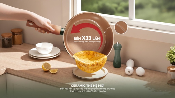 Công Nghệ Chống Dính Ceramic: Chìa Khóa Cho Bữa Ăn Khỏe Mạnh