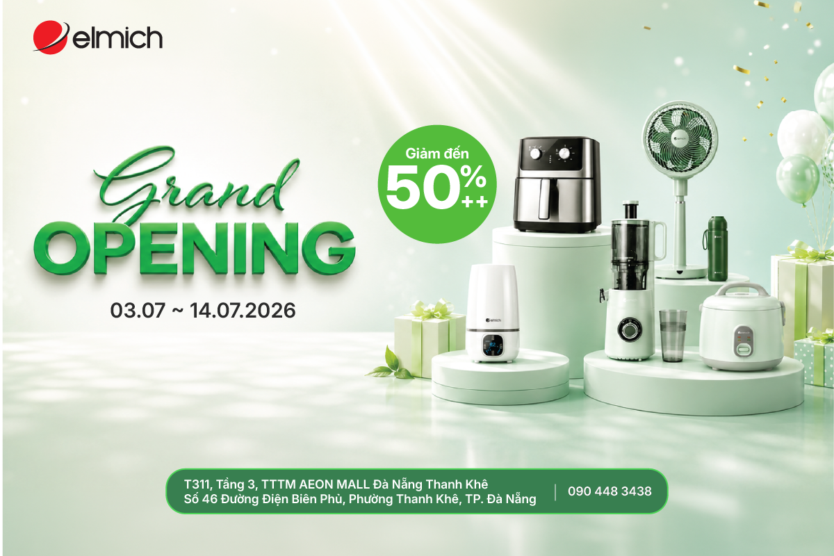 [ELMICH AEON MALL ĐÀ NẴNG THANH KHÊ] ĐẠI TIỆC KHAI TRƯƠNG - QUÀ TO GIÁ HỜI 🎊