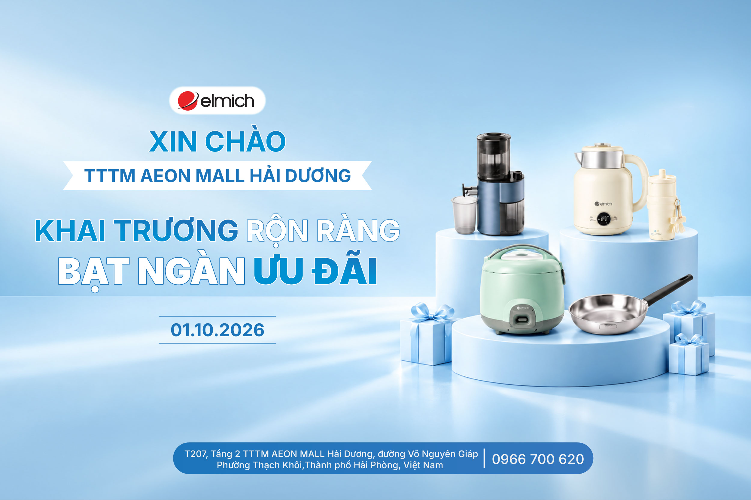 [COMING SOON] ELMICH TTTM AEON MALL HẢI DƯƠNG - ĐIỂM HẸN MỚI CHO TÍN ĐỒ GIA DỤNG CHUẨN ÂU 🎉