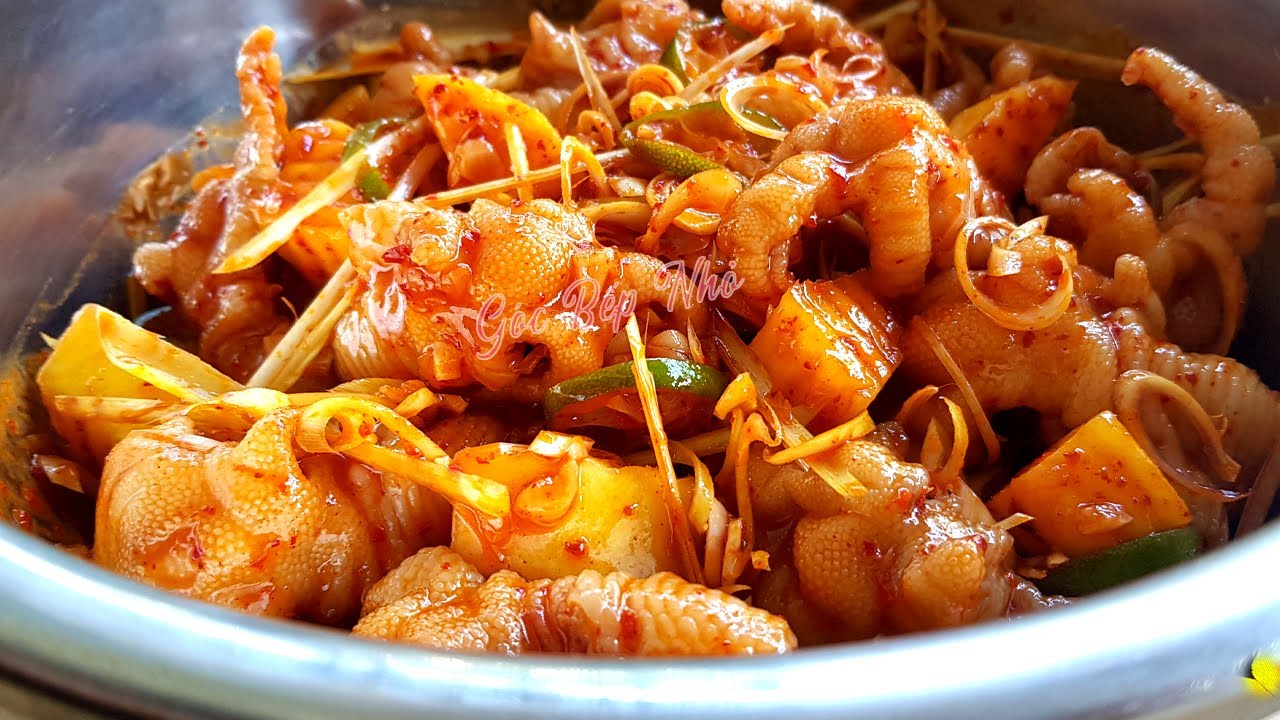 Chân Gà Sốt Thái Chua Cay Chuẩn Vị - Công Thức Đơn Giản Tại Nhà