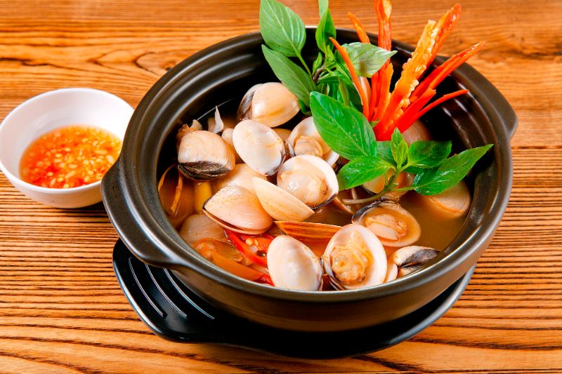 2 Cách làm nghêu hấp Thái chua cay tuyệt ngon