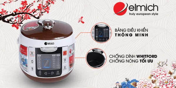 0291_6xx1-5 Nồi áp suất điện Elmich