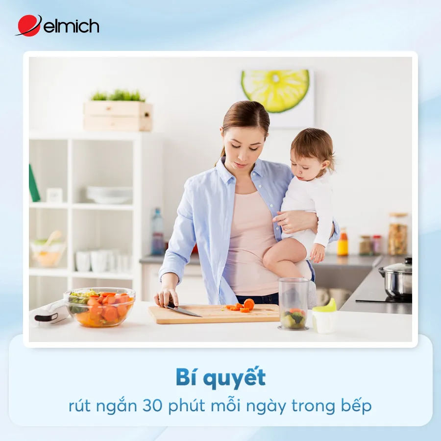 Bí quyết rút ngắn 30 phút mỗi ngày trong bếp Bí quyết rút ngắn 30 phút mỗi ngày trong bếp
