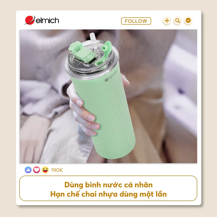 Dùng Bình Nước Cá Nhân