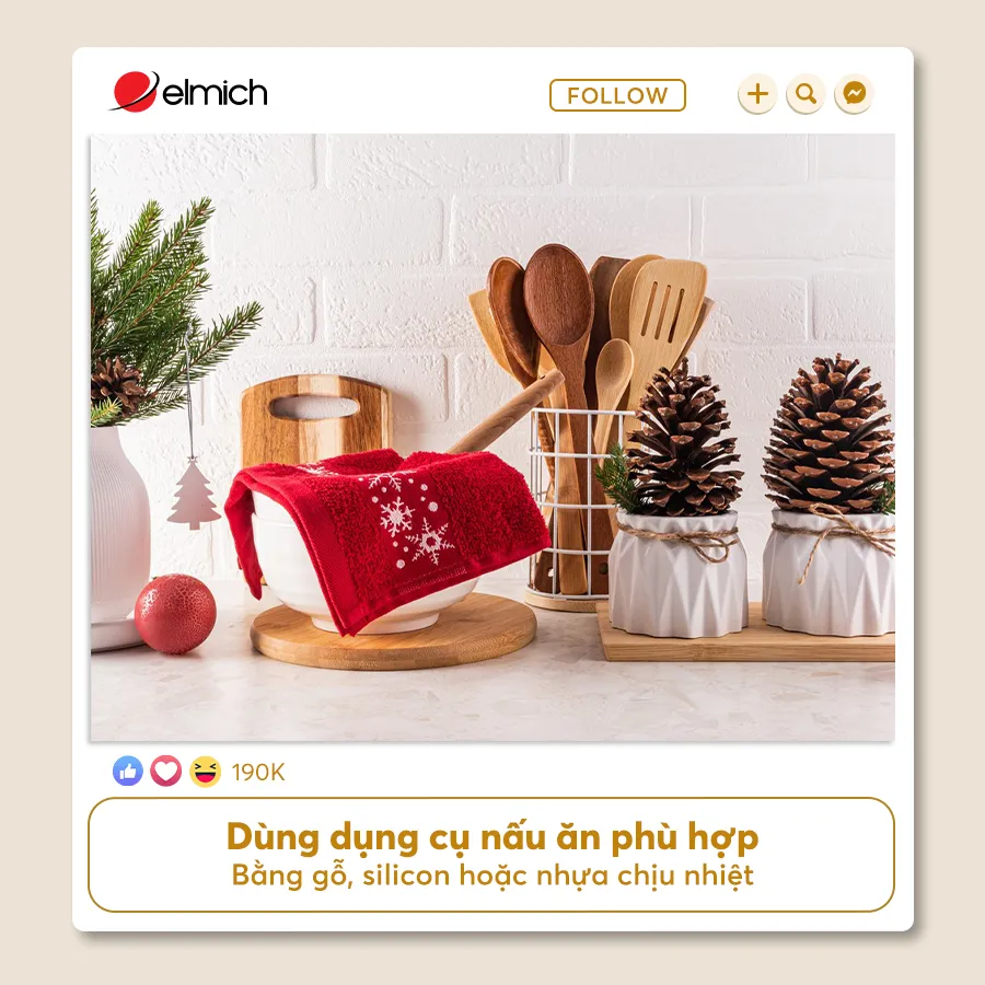 Dùng Dụng Cụ Nấu ăn Phù Hợp