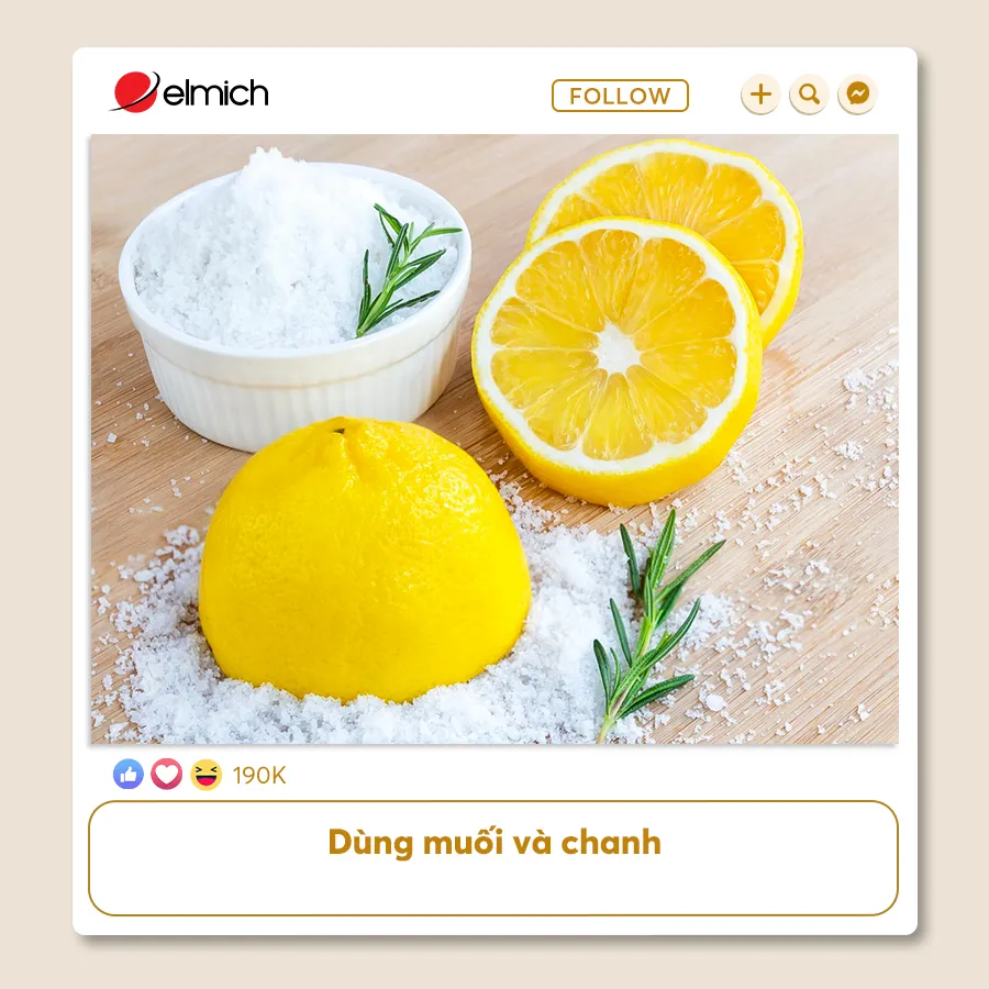 Dùng Muối Và Chanh