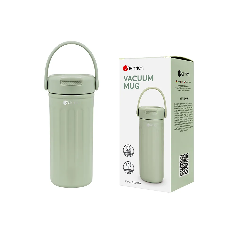 Cốc giữ nhiệt inox 304 Elmich EL0918PG dung tích 500ml