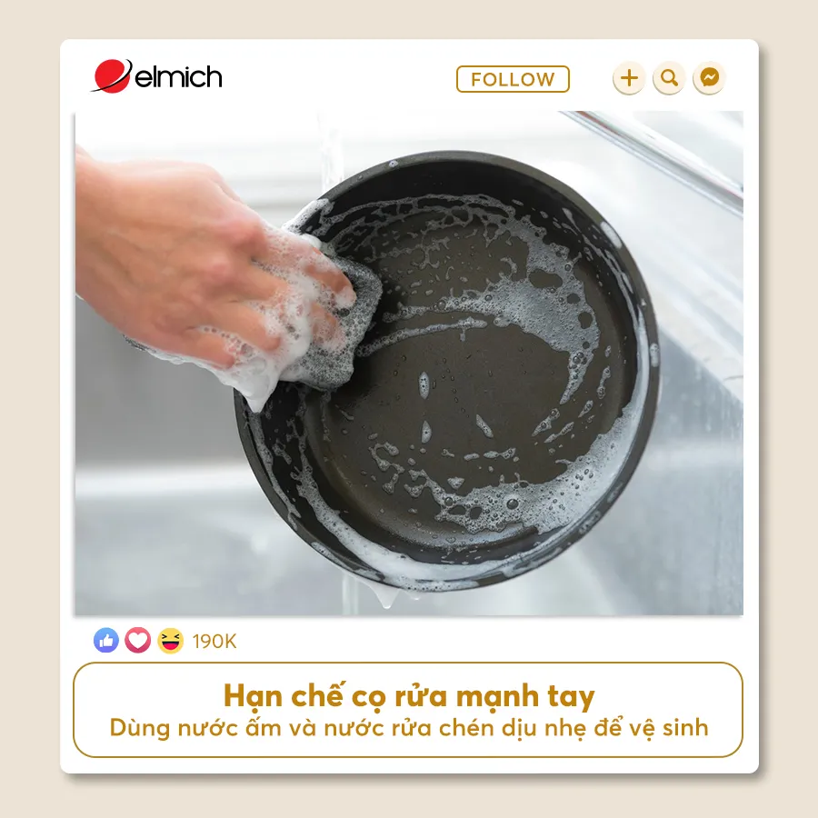 Hạn Chế Cọ Rửa Mạnh Tay