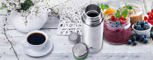 Bình giữ nhiệt chuẩn châu Âu Elmich sử dụng chất liệu inox 304 với độ dày tối ưu.