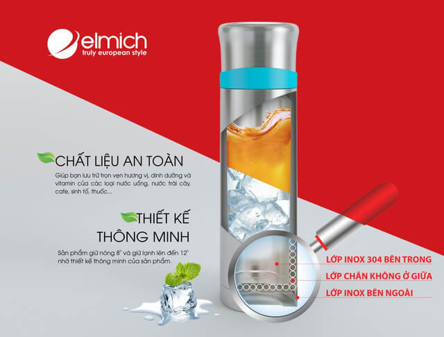 img20161111120205355-3 Bình giữ nhiệt Elmich có thiết kế thông minh, gồm 3 lớp. Công nghệ hút chân không mang lại khả năng giữ nhiệt tối ưu.