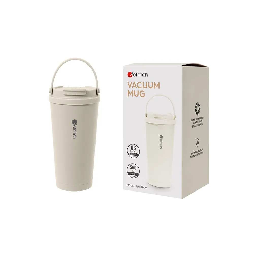 Cốc giữ nhiệt inox 304 Elmich EL0917AW dung tích 560ml