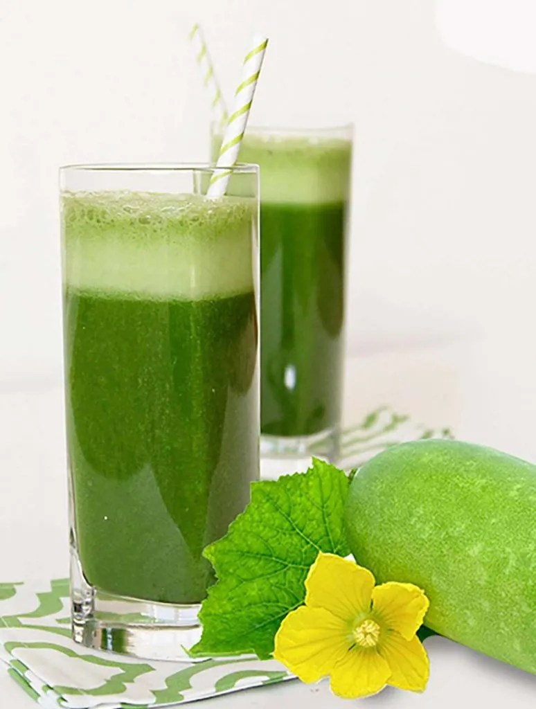 Nước ép bí đao giảm cân, đẹp da