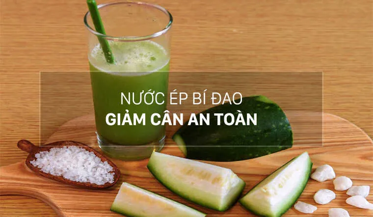 Nước ép bí đao mix táo đỏ, dứa