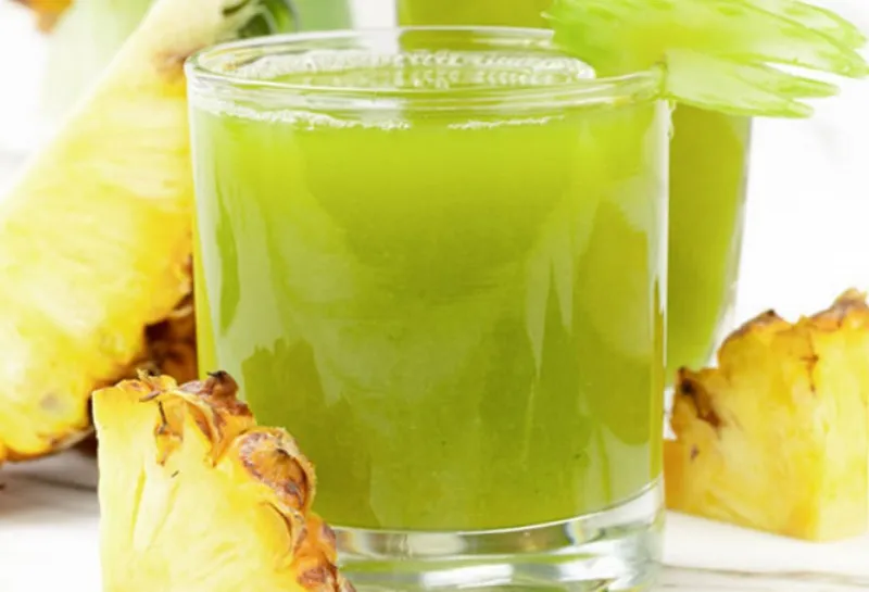 Nước ép cần tây - dứa mang đến hương vị thơm ngon khó cưỡng