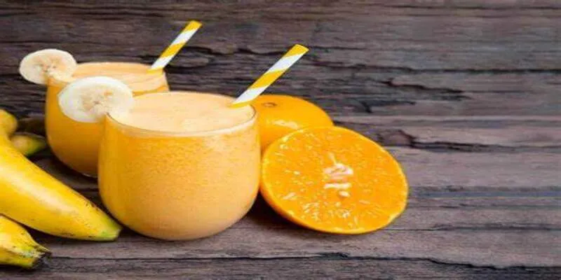 Nước ép chuối mix cam giúp tăng sức đề kháng để kể cho người dùng