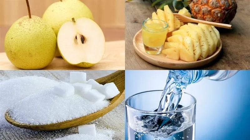Nước ép lê - dứa thích hợp giải khát trong mùa hè nóng nực