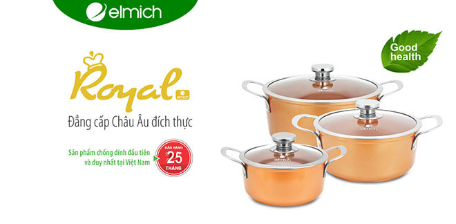 Phủ sứ tự nhiên – Công nghệ chống dính ưu việt của Royal Elmich - 1