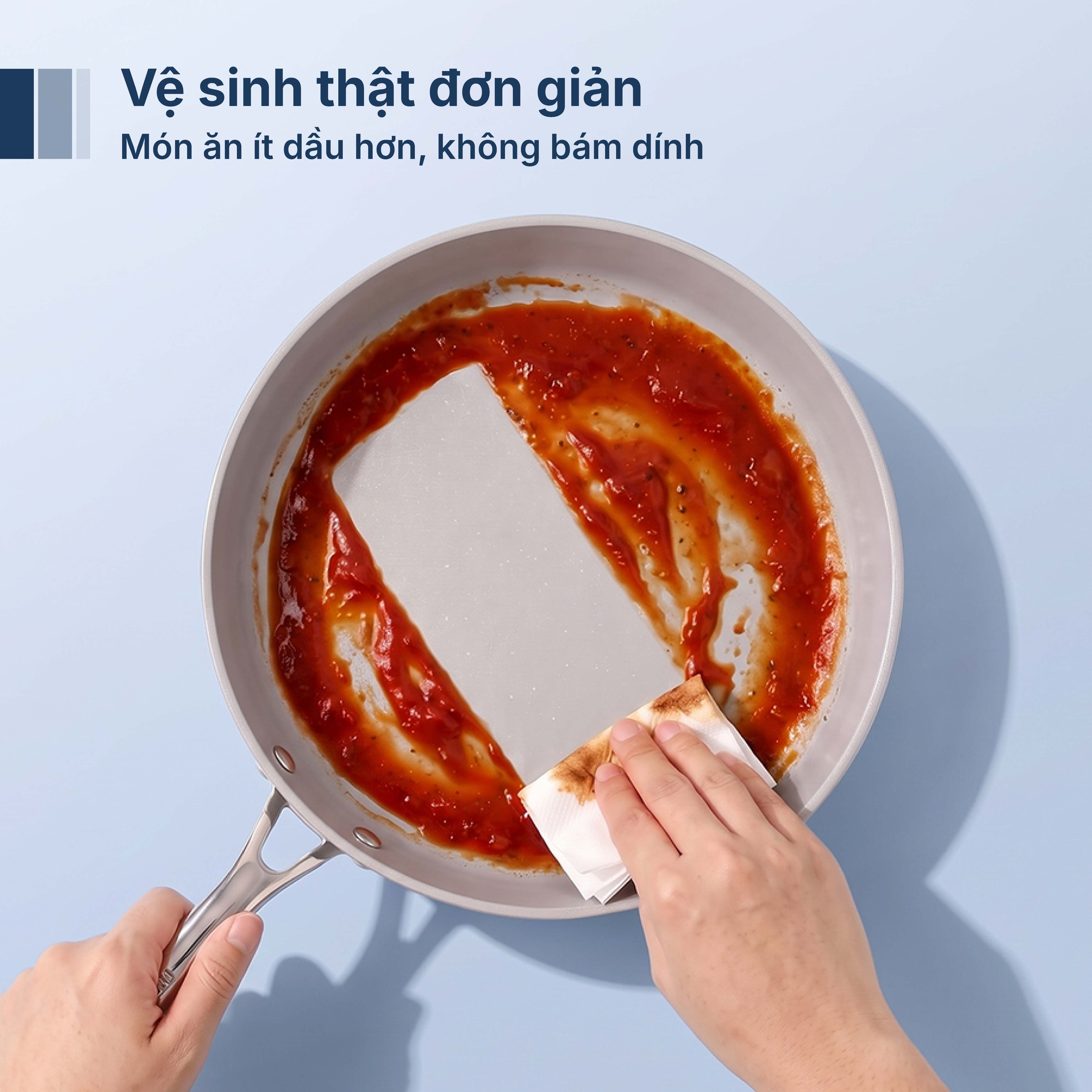 Đáy dày hạn chế cháy khét