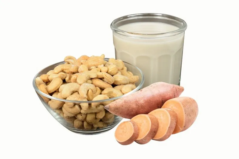 Sữa khoai lang hạt điều thơm ngon