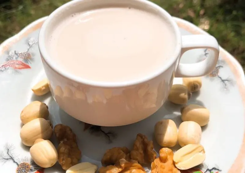 Nguyên liệu cần có để làm ra sữa óc chó hạt sen