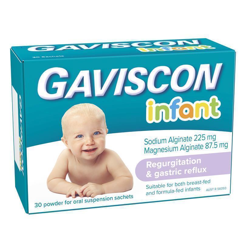 Bột Cho Trẻ Sơ Sinh Bị Trào Ngược Dạ Dày và Nôn Trớ-Gaviscon Infant Powder Sachets for Regurgitation and Gastric Reflux 30 Pack