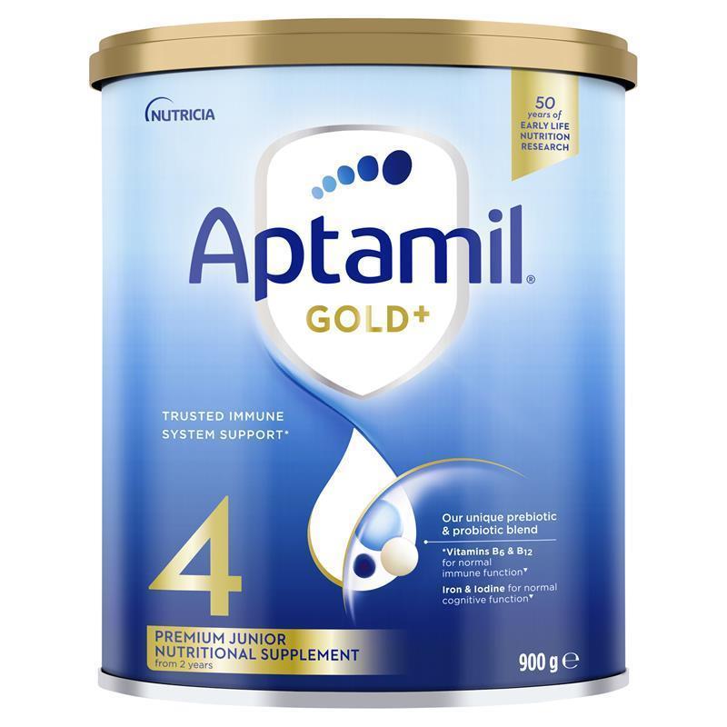 Sữa Aptamil Gold+ 4 Junior Nutritional Supplement Milk Drink From 2 Years 900g