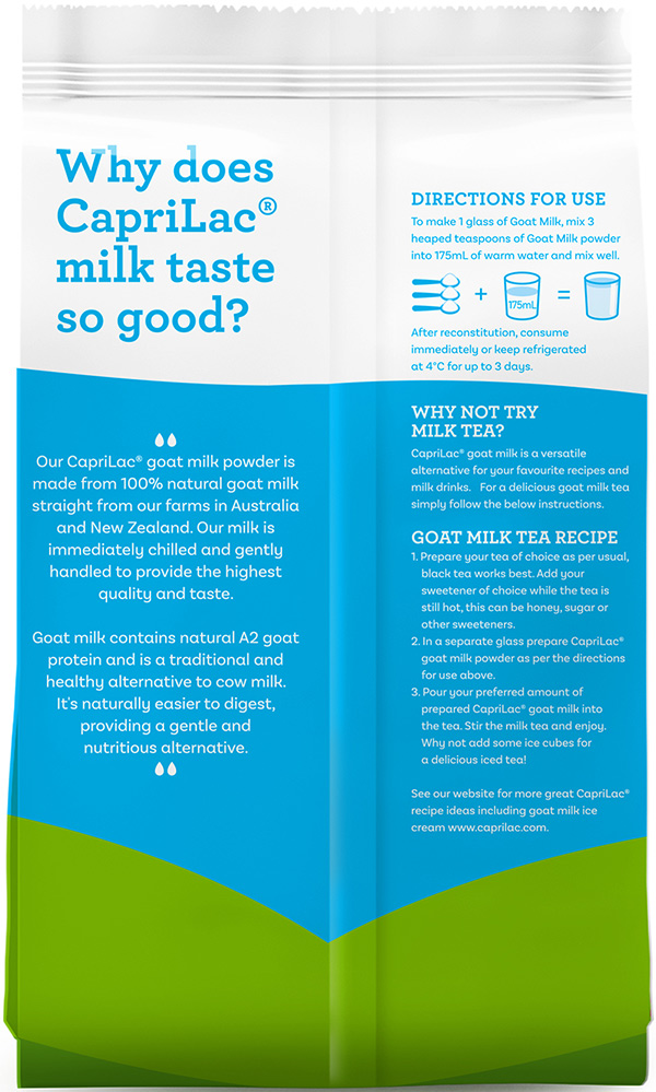 Sữa Dê Nguyên Kem (Đạm A2) CapriLac Goat Milk Powder 1kg