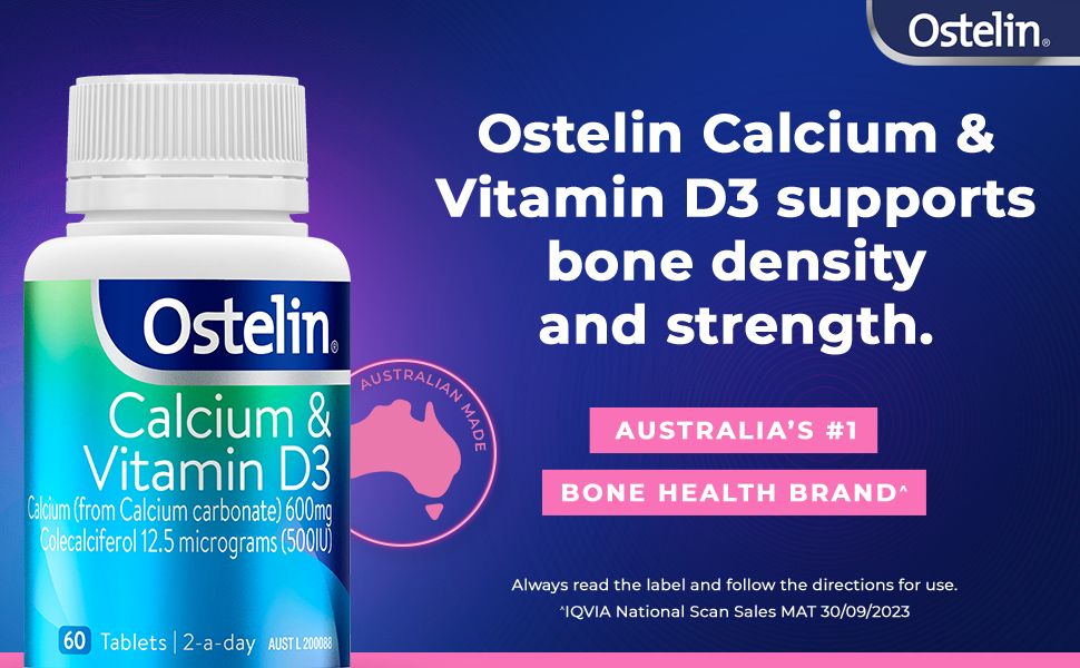 Ostelin Calcium & Vitamin D3 60V, 130V & 300V