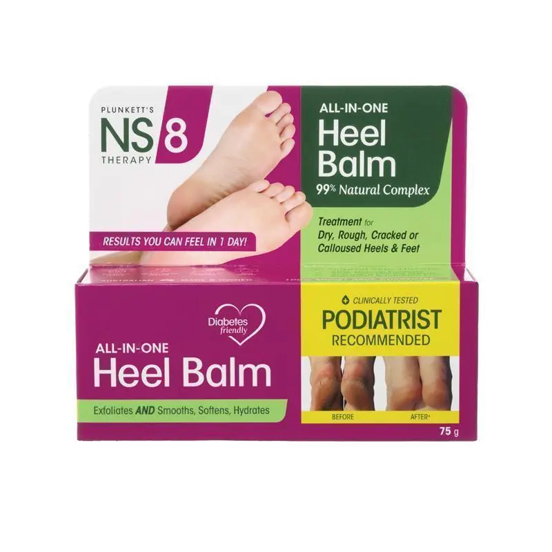 Kem Dưỡng & Trị Nứt Gót Chân Plunketts NS8 Heel Balm Complex 75g, 125g & 250g