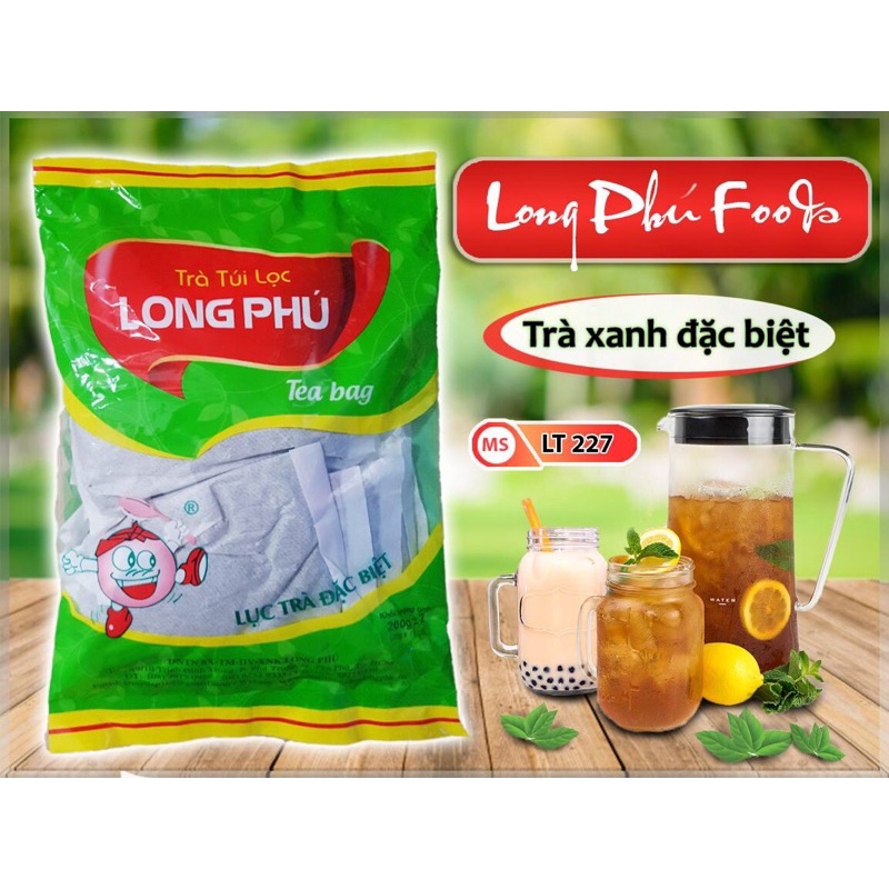Lục Trà Túi Lọc LONG PHÚ gói 200gr